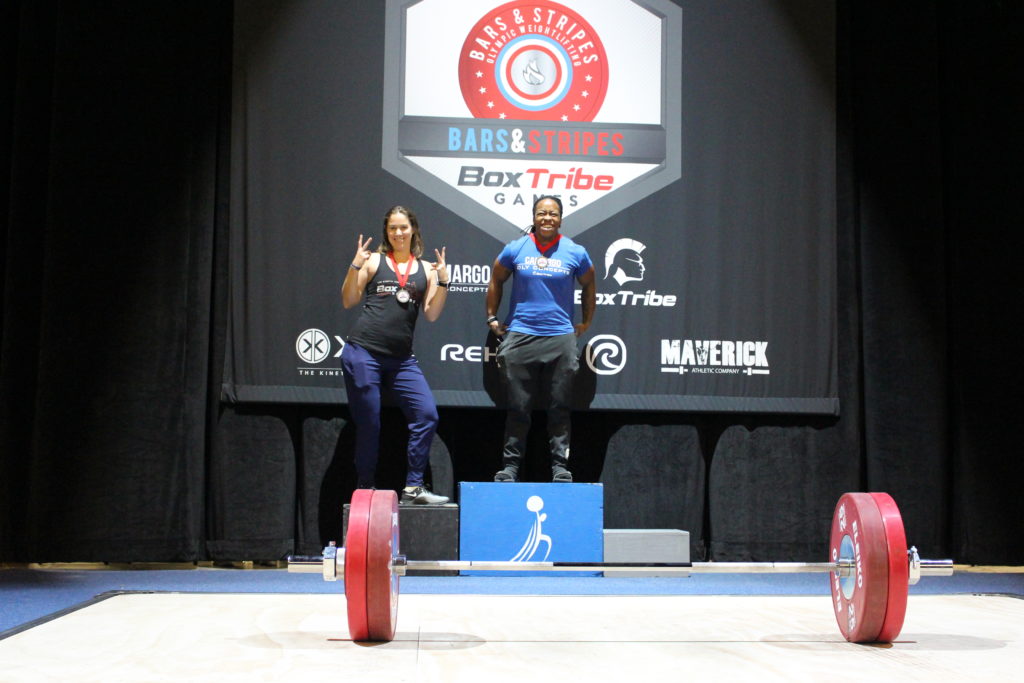 JESSICA ZAK BARS AND STRIPES USAW WEIGHTLIFTING MEET CF9 BARBELL
