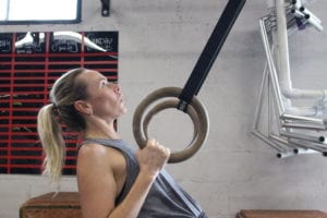 nic screws ring rows at crossfit 9 quick hiit high intensity interval training st pete fl